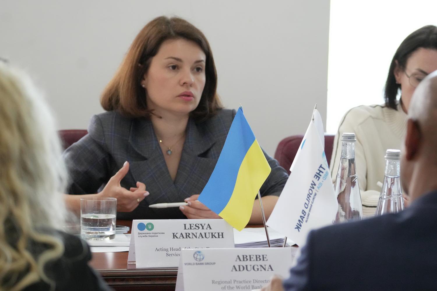 State Tax Service and the World Bank discussed architecture of digital transformation of the Tax Service. Фото № 4/3