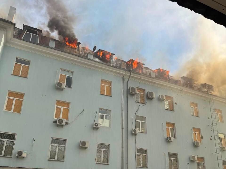 Building of Main Directorate of the State Tax Service in Kherson region was damaged due to the enemy attack. Фото № 9/8