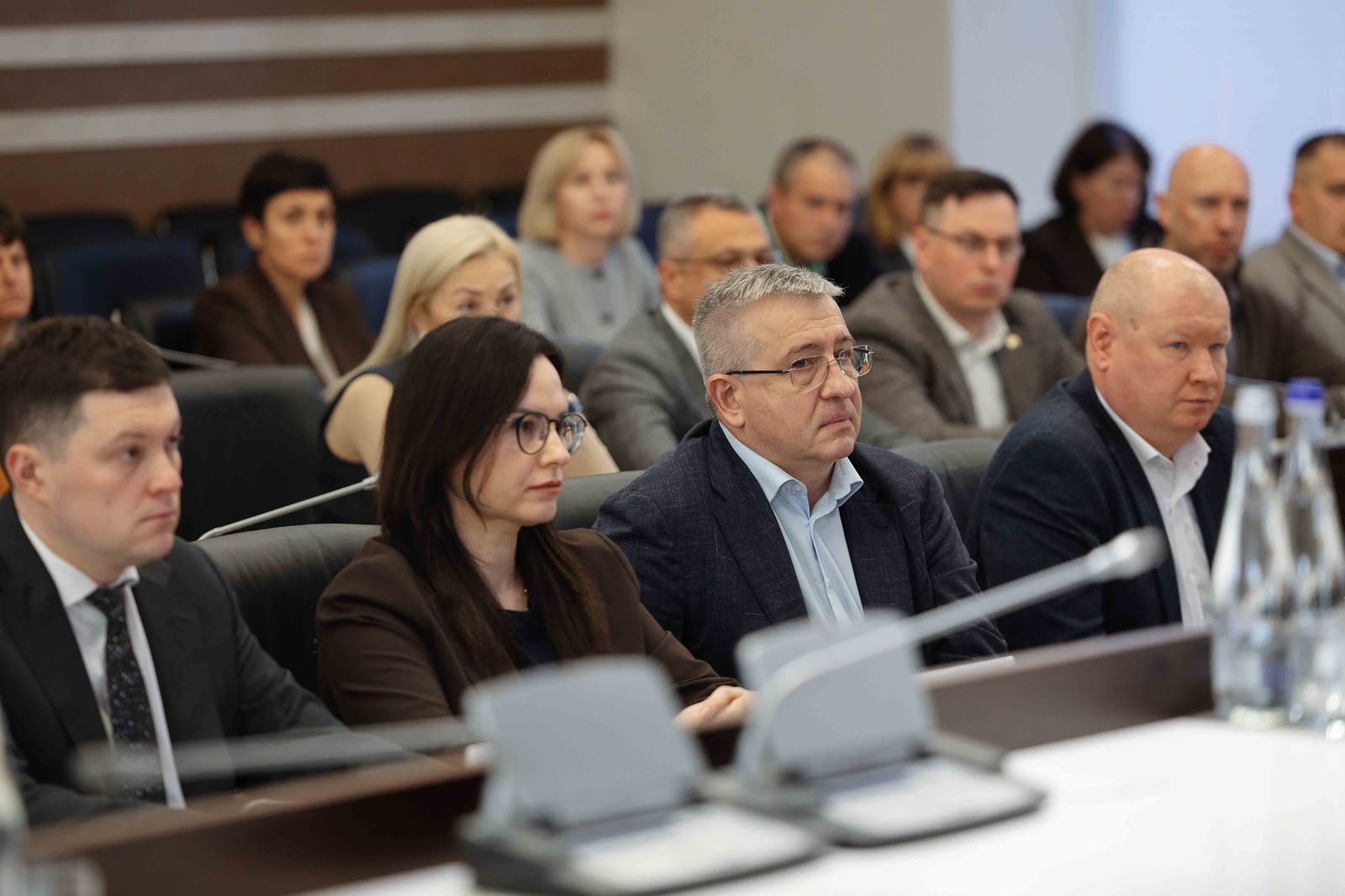Minister of Finance Sergii Marchenko introduced new Head of the State Tax Service, Yurii Koniushenko, to employees of the State Tax Service. Фото № 3/2